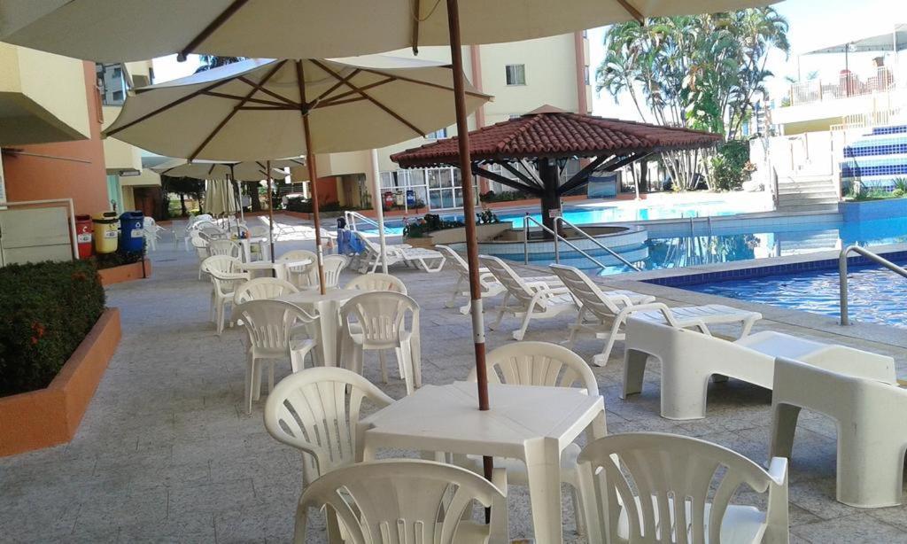 Caldas Novas - Go - Apartamento Parque Das Aguas Quentes Bloco 1 - Em Frente Clube Prive Bagian luar foto